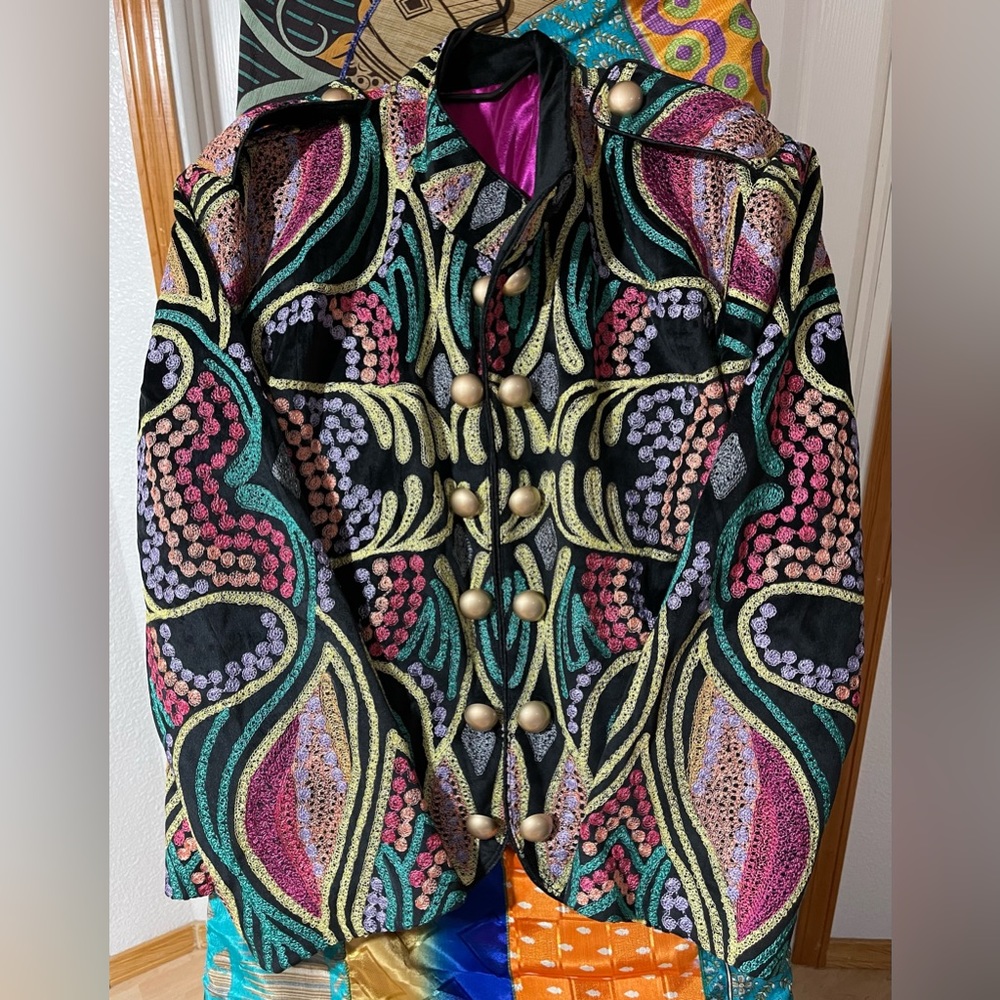 Handmade Embroidered Women’s Blazer Jacket